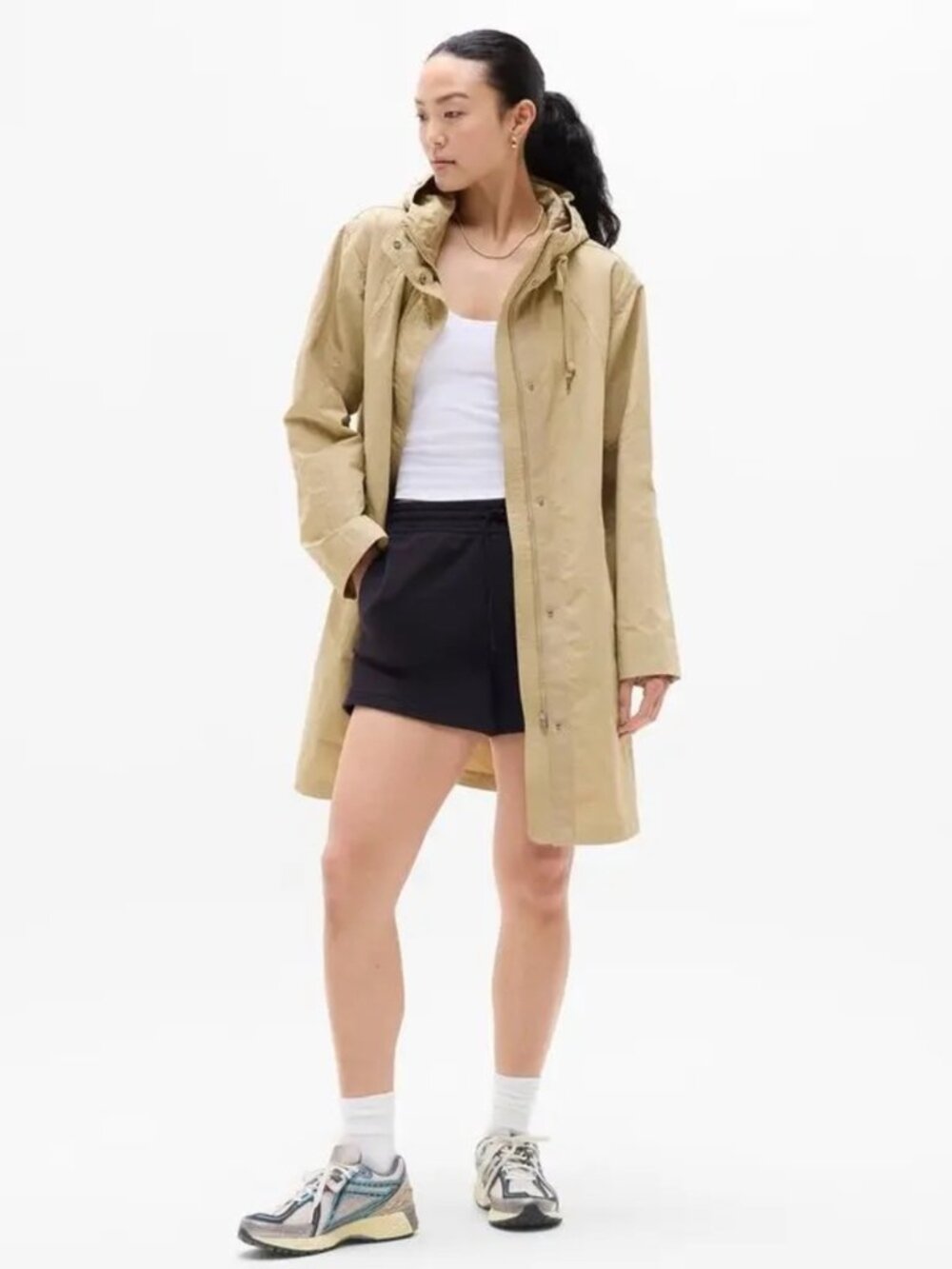 NWT Athleta Everywhere Anorak in Flax